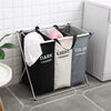 Triple Folding Fabric Laundry Basket