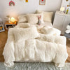 3Pcs Fluffy Plush Shaggy Duvet Cover