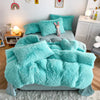 3Pcs Fluffy Plush Shaggy Duvet Cover