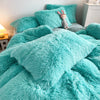 3Pcs Fluffy Plush Shaggy Duvet Cover