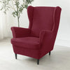 Polar Fleece Wing Chair Cover