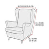 Polar Fleece Wing Chair Cover